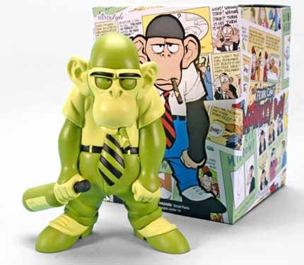 Monkey Boy  figure by Frank Cho, produced by Mindstyle. Front view.