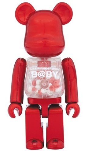 MY FIRST B@BY SJ50 BE@RBRICK 100% figure, produced by Medicom Toy. Front view.