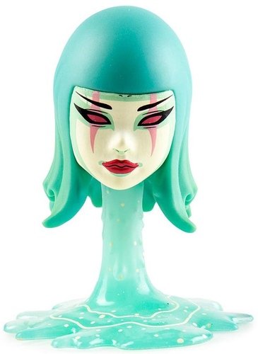 Namaka figure by Tara Mcpherson, produced by Kidrobot. Front view.
