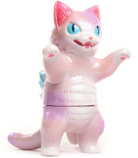 Kaiju Negora (ネゴラ) - Snow Purple figure by Konatsu, produced by Konatsuya. Front view.