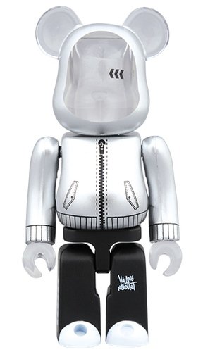 NERDUNIT BE@RBRICK 100% figure, produced by Medicom Toy. Front view.