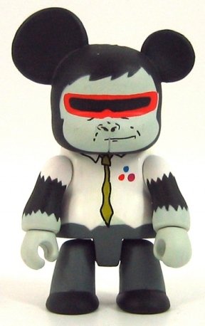 New Wave Ape figure by Mca, produced by Toy2R. Front view.
