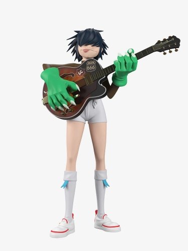 Noodle: Song Machine figure by Jamie Hewlett, produced by Superplastic. Front view.