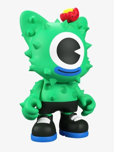 Nopalito figure by El Grand Chamaco, produced by Superplastic. Front view.