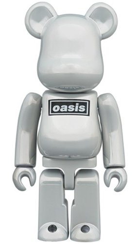 OASIS BE@RBRICK 100% figure, produced by Medicom Toy. Front view.