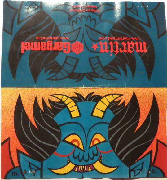 Ojo Rojo - Devilman figure by Martin Ontiveros, produced by Gargamel. Packaging.