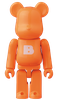 ORANGE LETTER - BASIC SERIES 39 - BE@RBRICK 100%