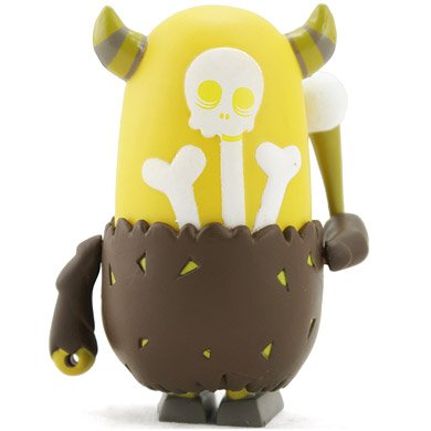 Orr  figure by Peskimo, produced by Kidrobot. Back view.