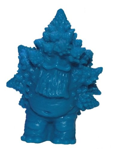 OTMFG Blue Brocotal figure by George Gaspar, produced by October Toys. Front view.