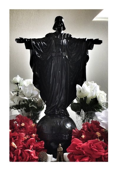 Our Father figure by Sket One. Front view.