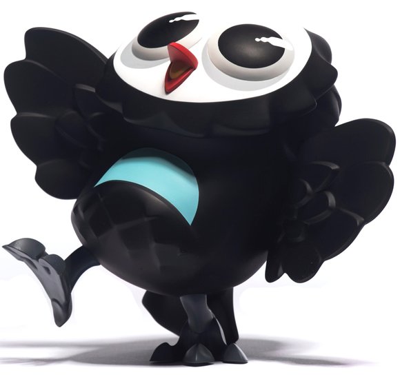 OUTBURST LOOP (BLACK) – ROTOFUGI EXCLUSIVE figure by Mark Landwehr X Sven Waschk, produced by Coarsetoys. Front view.