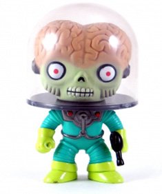 POP! Sci-Fi - Mars Attacks, Martian figure by Funko, produced by Funko. Front view.