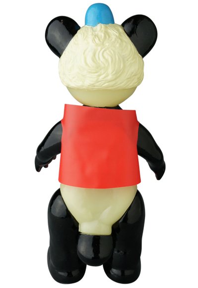 Panda No Ponta Ron figure by Anraku Ansaku, produced by Medicom Toy. Back view.