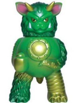 Partyball - SDCC 2010 figure by Paul Kaiju, produced by Super7. Front view.