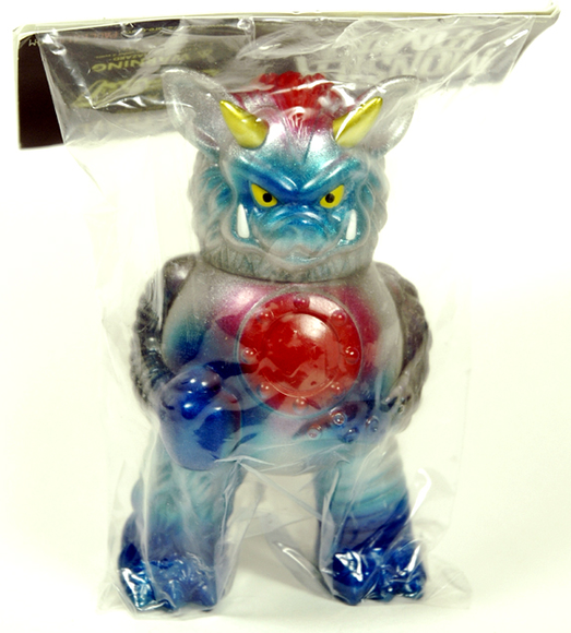 Partyball - WonderCon 2011 figure by Paul Kaiju, produced by Super7. Packaging.