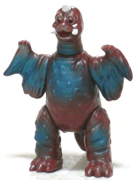Pegila figure by Tsuburaya Productions, produced by Bandai. Front view.