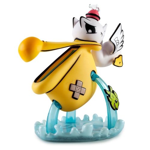 Pelicant figure by Joe Ledbetter, produced by Kidrobot. Front view.