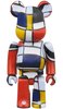 Piet Mondrian BE@RBRICK 100％