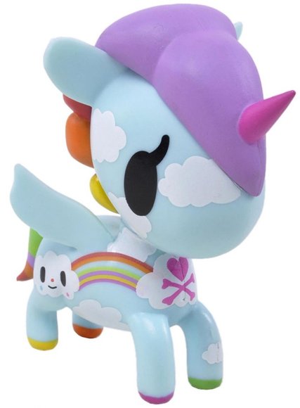 Pixie figure by Simone Legno (Tokidoki), produced by Tokidoki. Front view.