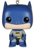 Pocket POP! Keychain - Batman figure by Dc Comics, produced by Funko. Front view.