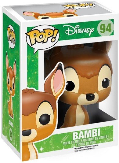 POP! Bambi - Bambi figure by Disney, produced by Funko. Packaging.