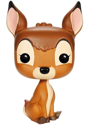 POP! Bambi - Bambi figure by Disney, produced by Funko. Front view.