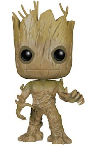 POP! Guardians of the Galaxy - Groot figure, produced by Funko. Front view.