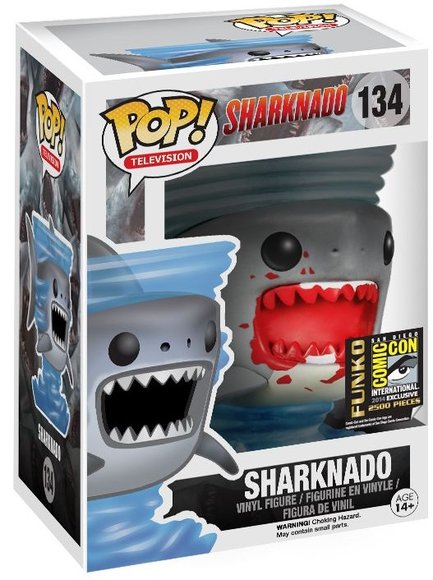 POP! Sharknado - SDCC 2014 figure by Funko, produced by Funko. Packaging.