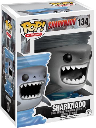 POP! Television - Sharknado figure by Funko, produced by Funko. Packaging.