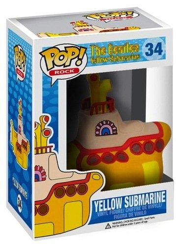 POP! The Beatles Yellow Submarine figure by Funko, produced by Funko. Packaging.
