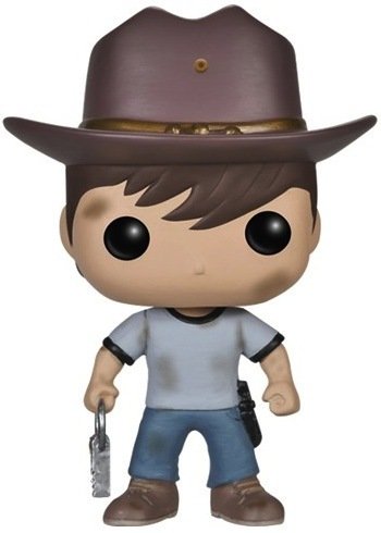 POP! The Walking Dead - Carl figure by Funko, produced by Funko. Front view.