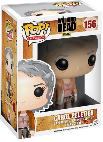 POP! The Walking Dead - Carol Peletier figure by Funko, produced by Funko. Packaging.