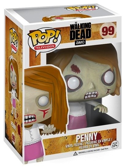 POP! The Walking Dead - Penny figure by Funko, produced by Funko. Packaging.