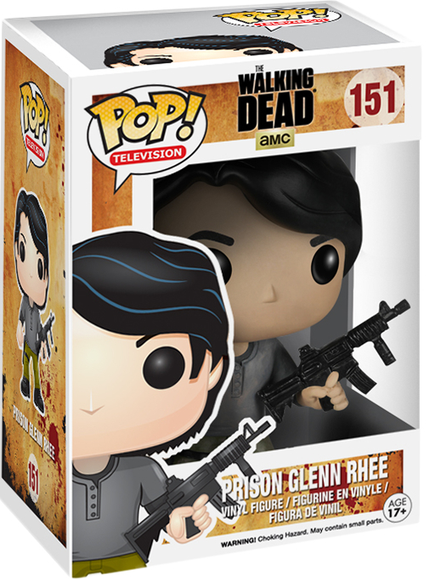 POP! The Walking Dead - Prison Glenn Rhee figure by Funko, produced by Funko. Packaging.