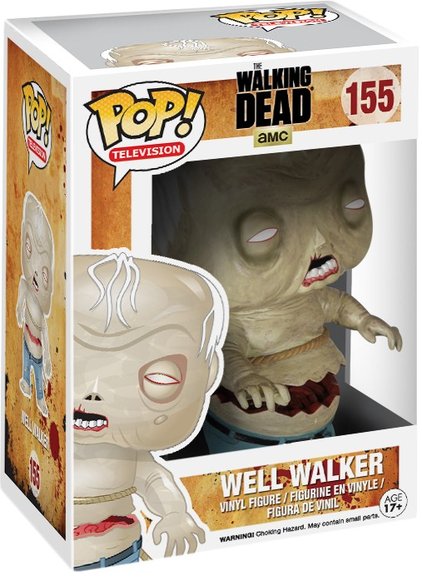 POP! The Walking Dead - Well Walker figure by Funko, produced by Funko. Packaging.