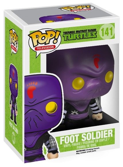POP! TMNT - Foot Soldier figure by Funko, produced by Funko. Packaging.