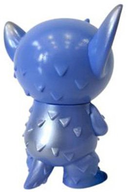 Power Mister figure by David Horvath X Sun-Min Kim, produced by Super7. Back view.