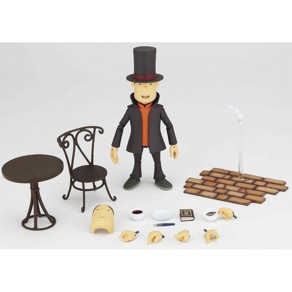 Professor Layton figure, produced by Kaiyodo. Front view.