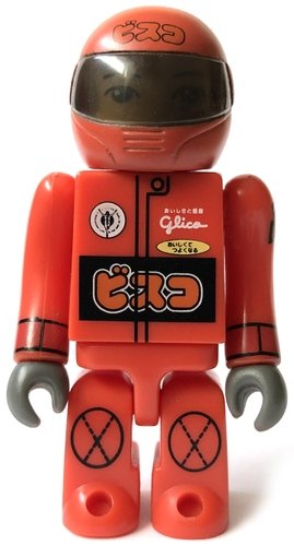 Racer figure, produced by Medicom Toy. Front view.