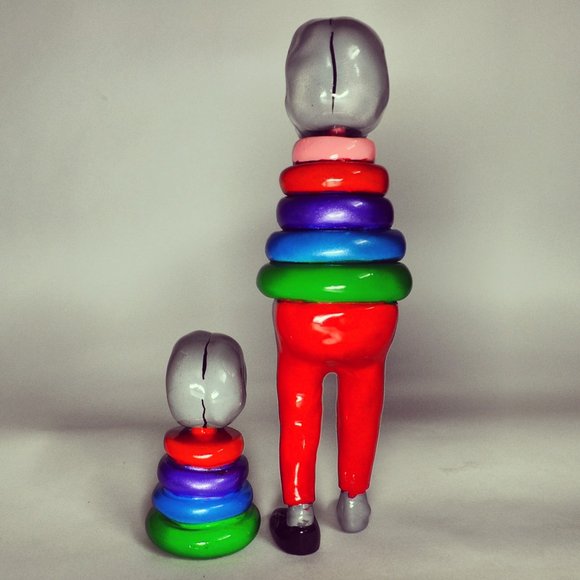 RAINBOW figure by Patient No.6. Back view.