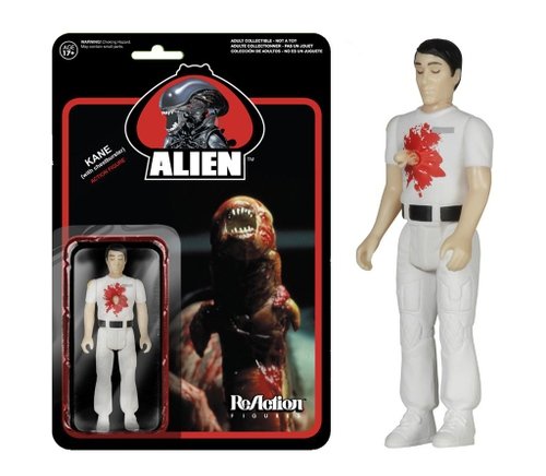 ReAction Alien - Chestburster Kane figure by Super7, produced by Funko. Front view.