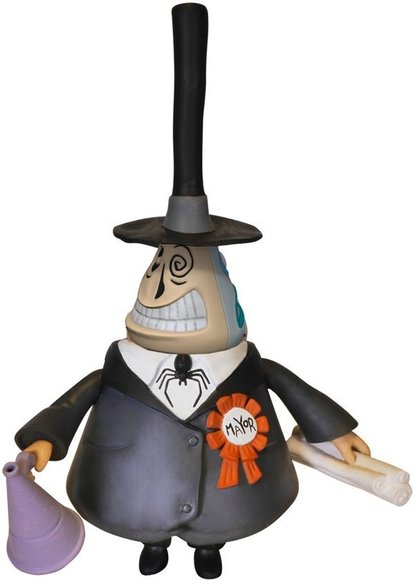 ReAction The Nightmare Before Christmas - Mayor figure by Super7, produced by Funko. Front view.