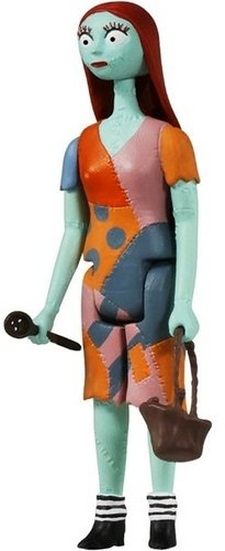 ReAction The Nightmare Before Christmas - Sally figure by Super7, produced by Funko. Front view.