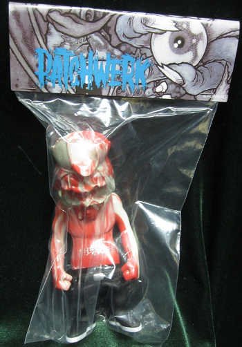 Rebel Captain - Year end 2011 figure by Usugrow X Pushead, produced by Secret Base. Packaging.