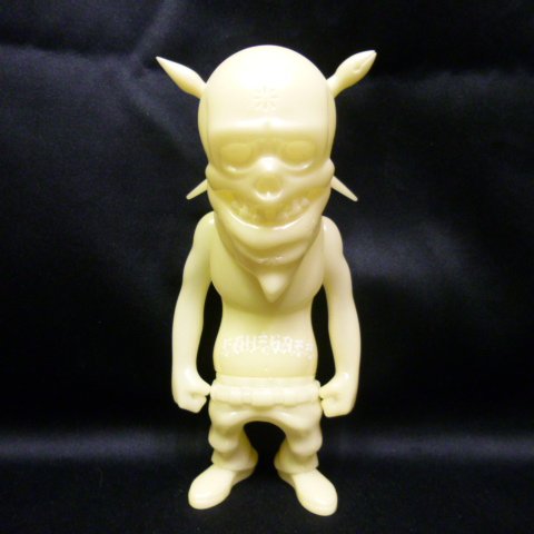 Rebel Ink - GID Blue Lucky Bag 2010 figure by Usugrow, produced by Secret Base. Front view.