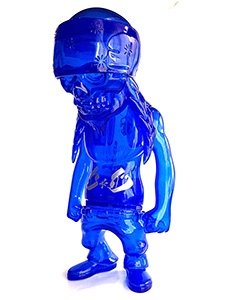 Rebel Ink SC - Clear Blue figure by Usugrow, produced by Secret Base. Front view.