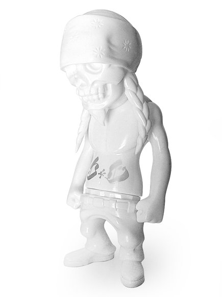 Rebel Ink SC - White figure by Usugrow, produced by Secret Base. Front view.