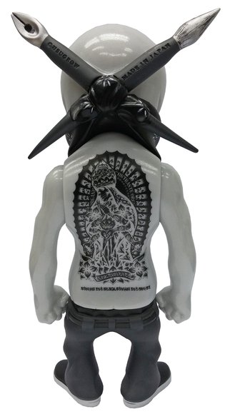 Rebel Ink - SDCC 2012 figure by Usugrow, produced by Secret Base. Back view.
