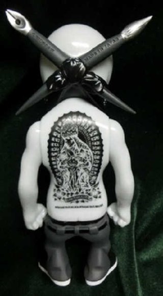 Rebel Ink - SDCC 2012 figure by Usugrow, produced by Secret Base. Back view.