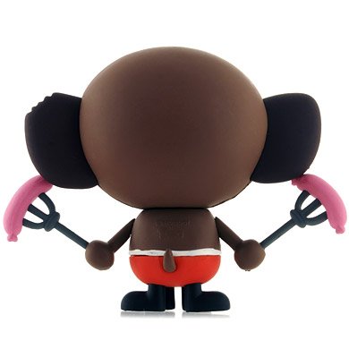 Rolo figure by Tado, produced by Kidrobot. Back view.